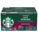 Starbucks Coffee Caffe Verona Dark Roast K-Cup Pod, 72 Count