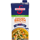 Swanson Lower Sodium Chicken Broth, 32 oz Carton (6 Pack)