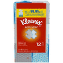 Kleenex Anti-Viral 3-Ply Facial Tissues 12 cube boxes, 55 tissues/box