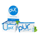 Pur Sugar Free Chewing Gum, Peppermint, 9 pieces, 12 ct