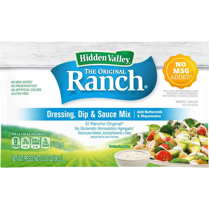 Hidden Valley Homestyle Ranch Seasoning and Salad Dressing Powder Mix, (20 Oz)