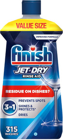 Finish Jet-Dry Dishwasher Rinse Aid, Dish Detergent Drying Agent, 32oz