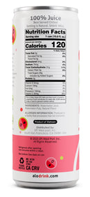 ALO Slim Can Juice, Watermelon with Real Fruit Pulp Plant-Based Beverage, 100% Natural Juice 10.82 fl oz, Pack of 12