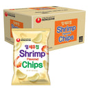 Nongshim Shrimp Flavored Chips, Savory Shrimp Taste, Thin Crunchy Texture, Great for Dipping or Snacking, 1.58 oz (Pack of 20)
