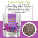 Nature's Intent Organic Chia Seeds - 3lb Bag - USDA Organic, Non-GMO, Vegan, Gluten-Free, Kosher, Keto & Paleo