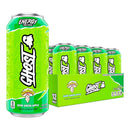 GHOST Energy Drink 12-Pack, Warheads Sour Green Apple, 16oz - 200mg of Natural Caffeine, L-Carnitine & Taurine