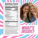 Sour Power Candy Straws, Cotton Candy, 1.75 oz (Pack of 24)