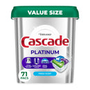 Cascade Platinum Dishwasher Pods, Dishwasher Detergent, Dish Detergent Soap, Fresh, 59 Count