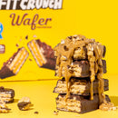 FITCRUNCH Wafer Protein Bars, 16g of Protein & 3g of Sugar (18 Bars, Chocolate Peanut Butter)