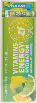 Zipfizz Healthy Energy Drink Mix, Hydration with B12 and Multi Vitamins, Blueberry Raspberry & Limon 30