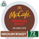 McCafe Premium Roast Coffee, Medium Roast, 72 Count