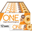 ONE Maple Glazed Doughnut Protein Bars, 20g Protein, Gluten Free, 12 ct
