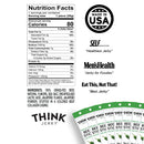 Think Jerky Grass-Fed Beef Sticks, Jalapeno, 1 oz, 20 ct