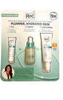 RoC Hyaluronic Acid Multi Correxion 3 Step Bundle: Eye Cream, 0.5 FL OZ + Serum, 1.0 FL Oz + Moisturizer, 1.7 FL OZ