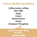 Dunkin Donuts Iced Coffee, French Vanilla, 13.7 Fluid Ounce (Pack of 12)