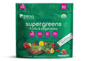 Zena Organic Super Greens Powder, 70+ Superfoods Drink Mix, 0 Sugar, 3G Fiber, Antioxidants, Pre & Probiotics, Digestive Enzymes, Mixed Berry Flavor, 45 Servings