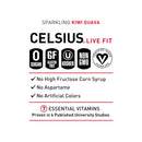 CELSIUS Sparkling Kiwi Guava, Sugar Free Energy Drink, 12 Fl Oz (Pack of 12)