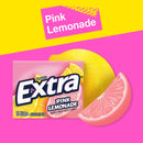 EXTRA Pink Lemonade Gum - Sugar Free , 10 Packs per Inner, Total 150 Sticks
