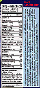 Zipfizz Healthy Energy Drink Mix, Hydration with B12 and Multi Vitamins, Blueberry Raspberry & Limon 30