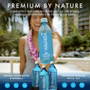 Waiakea Hawaiian Volcanic Water, Naturally Alkaline, 100% Recycled Bottle, 1L 33.8 Fl Oz (Pack of 12)