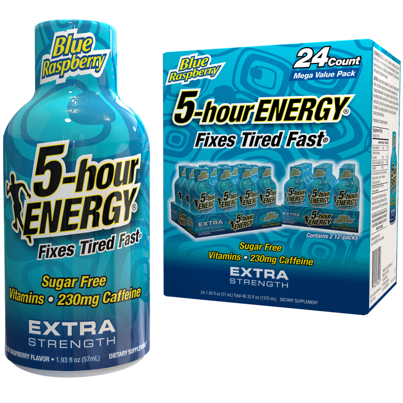 5-hour Energy Extra Strength Blue Raspberry, 46.32 Fluid Ounce