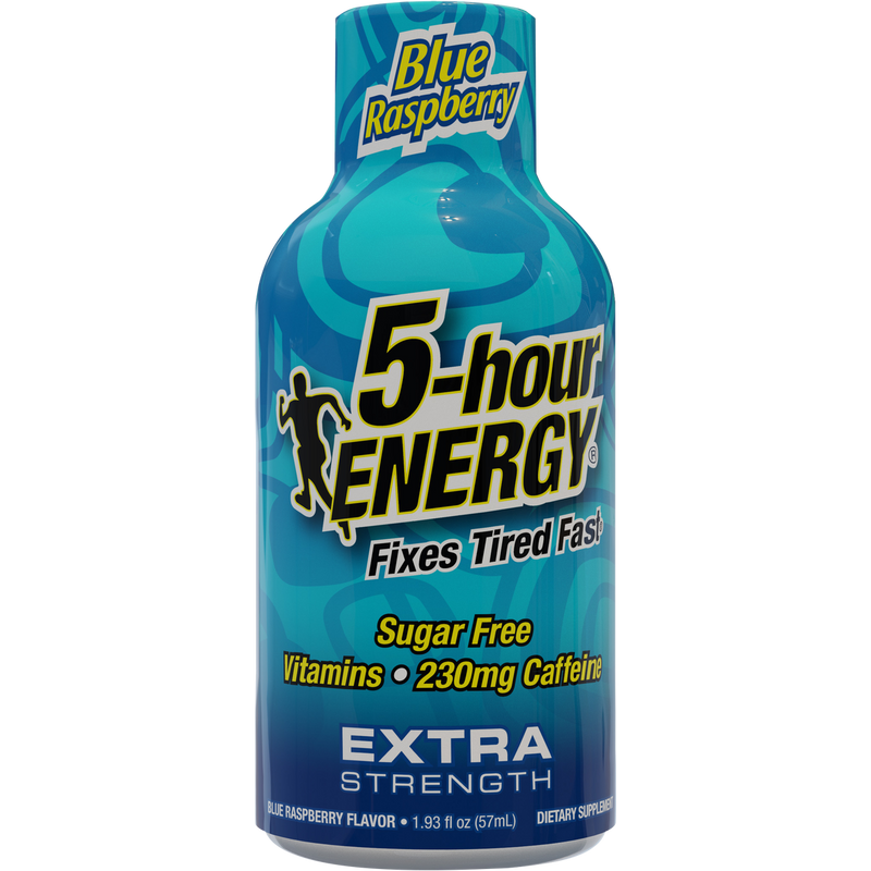 5-hour Energy Extra Strength Blue Raspberry, 46.32 Fluid Ounce
