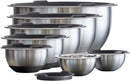 Tramontina Covered Mixing Bowls Stainless Steel 14 Pc Gray, 80202/507DS