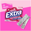 Extra Classic Bubble Gum Sugarfree, Extra Bubble Gum Bulk, 15 Count Pack of 10