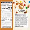 Snak Club Peanut Butter Chocolate Trail Mix with Peanuts, Peanut Butter M&M’S, Toffee Peanuts, and Pretzels, 6 oz Per Bag, 6 Resealable Bags