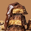 FITCRUNCH Full Size Protein Bars, 6-Layer Baked Bar, 6g of Sugar, Gluten Free & Soft Cake Core (Chocolate Chip Cookie Dough)