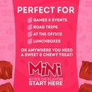 Wiley Wallaby Classic Red Mini Licorice Bites 3.5 Ounce Gourmet Soft & Chewy Australian Strawberry Licorice Candy Bags, 18 Pack