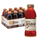 Tejava Original Unsweetened Black Iced Tea, 12 Pack, 16.9oz ,Kosher, No calories