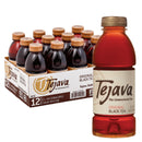 Tejava Original Unsweetened Black Iced Tea, 12 Pack, 16.9oz ,Kosher, No calories