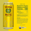 Guayakí Yerba Mate, Organic Energy Drink , Lemon Elation, 15.5 Oz (Pack of 12)