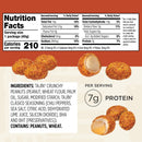 Snak Club Tajin Crunchy Peanuts, Nuts with Chili and Lime Seasoning, Mild, 1.4 oz Bags, 12 Pack