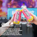 GHOST Energy Drink 12-Pack, Sour Pink Lemonade, 16oz Cans - 200mg of Natural Caffeine, L-Carnitine & Taurine