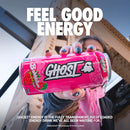 GHOST Energy Drink  Zero Sugar  Bubblicious Strawberry Splash  Limited Edition Flavor (12 Drinks, 16 Fl Oz. Each)
