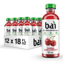 Bai Antioxidant Infused Water Beverage, Zambia Bing Cherry,No Artificial Sweeteners, 18 Fluid Ounce Bottle, 12 Pack