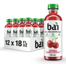 Bai Antioxidant Infused Water Beverage, Zambia Bing Cherry,No Artificial Sweeteners, 18 Fluid Ounce Bottle, 12 Pack