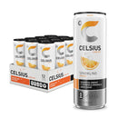 CELSIUS Sparkling Orange, Sugar Free Energy Drink, 12 Fl Oz (Pack of 12)