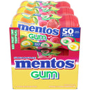 Mentos Pure White Sugar-Free Chewing Gum With Xylitol, Sweet Mint, Holiday Candy, Bulk, 50Piece Bottle (Pack Of 6)