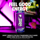 GHOST Energy Drink - 12-Pack, Welch's Grape 16oz Cans Energy & Focus & No Artificial Colors - 200mg of Natural Caffeine