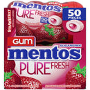 Mentos Pure White Sugar-Free Chewing Gum With Xylitol, Sweet Mint, Holiday Candy, Bulk, 50Piece Bottle (Pack Of 6)