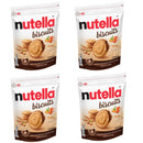Nutella Biscuits, Hazelnut Spread With Cocoa, cookie with a creamy heart of Nutella - 4-9.7 Oz Bags/Total Net WT 38.8 oz