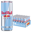 Red Bull Zero Energy Drink, 8.4 fl. oz., with 80mg Caffeine, With Monk Fruit Extract, 24 cans