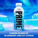 PRIME Hydration BERRY FREEZE, Sports Drinks, Electrolyte Enhanced for Ultimate Hydration, 250mg BCAAs, B Vitamins, Low Sugar, 16.9 Fl Oz, 12 Pack