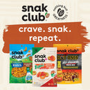 Snak Club Cajun Style Snack Mix with Hot and Spicy Peanuts, Butter Toffee Peanuts, Toasted Corn, Cajun and Honey Sesame Sticks, and Almonds, Kosher Trail Mix Snacks, 6.75 oz Resealable Bags, 6 Pack