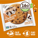 Lenny & Larry's, Peanut Butter Chocolate Chip, Chewy Soft Baked, 16g Plant Protein, Vegan, Non-GMO, High Fiber, 4 Ounce Cookie (Pack of 12)