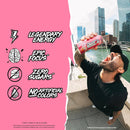 GHOST Energy Drink  Zero Sugar  Bubblicious Strawberry Splash  Limited Edition Flavor (12 Drinks, 16 Fl Oz. Each)