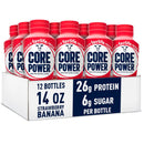 Fairlife Core Power Protein Shake, Strawberry Banana, 26g Bottle, 14oz, 12 Pack